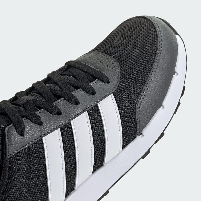 Кросівки adidas Run 50s унісекс Core Black Cloud White Grey Six, розмір 46 EU
