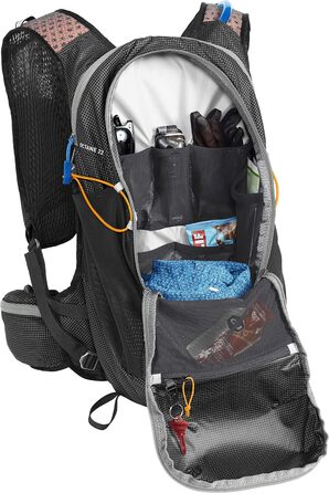 Гідраторний рюкзак CAMELBAK Octane 22, 22 л з резервуаром 2 л, чорний/абрикосовий