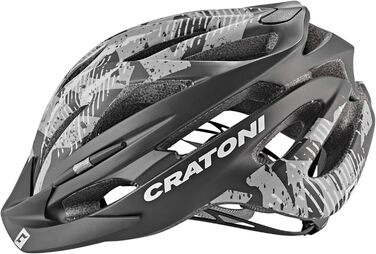 Велосипедний шолом Cratoni Pacer для дорослих, унісекс, чорний/антрацит матовий, розмір S-M (54-58 см)