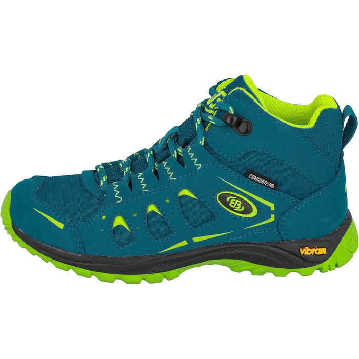 Дитячі черевики Brütting Morelia Outdoor & Trekkingschuh, 37 EU, Petrol Lemon