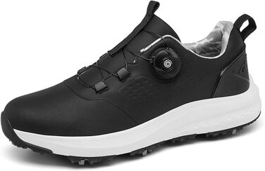 Жіночі гольф-туфлі з шипами, водонепроникні, чорні, 42 EU