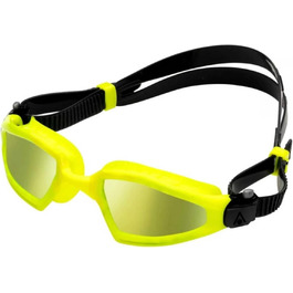 Окуляри для плавання Aquasphere Kayenne Pro Titanium Mirror, дзеркальні, неон-жовті, універсальний розмір