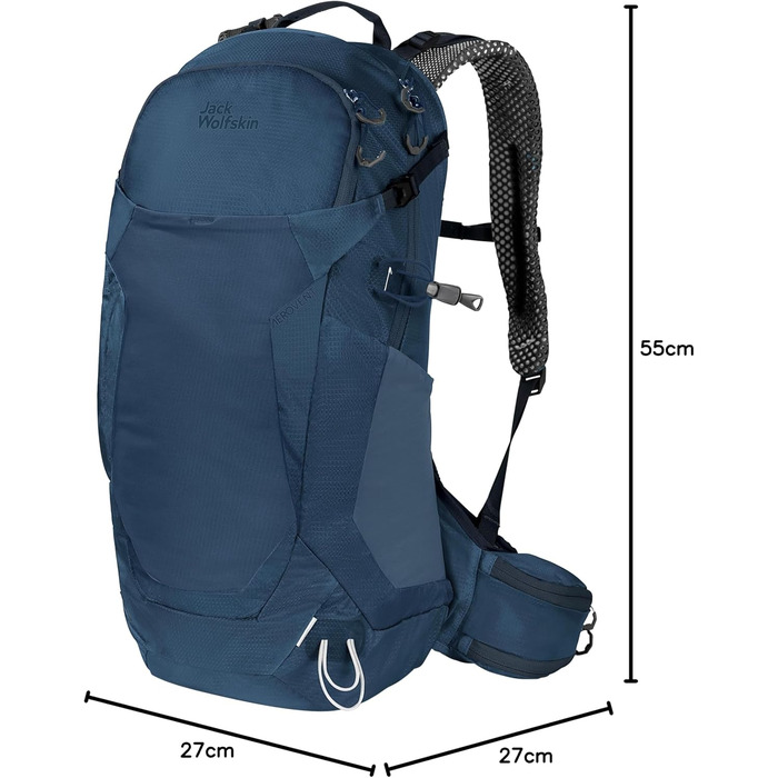 Рюкзак Jack Wolfskin Crosstrail 24 л, унісекс, темно-синій