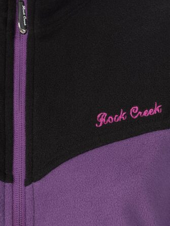 Жіноча флісова куртка Rock Creek — тепла перехідна куртка-світшот, чорна, розмір XL