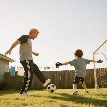 Воротарські рукавички WVVOU для дітей та підлітків, футбольні, з подвійним захистом, портативні, супер зчеплення (Помаранчевий, 4)