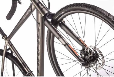 Чоловічий гравійний велосипед Airtracks 28 дюймів STERRATO 3.0 Bike 2 x 8 швидкісний Shimano Claris RD-R2000 8-швидкісний - висота рами 49 см, 52 см і 5 5см - Модель 2024 (55см (для зросту 175-188см))