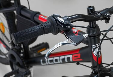 Гірський велосипед Licorne Bike Guide Premium 24 дюйми, 21 швидкість, для дівчат, хлопців, чоловіків і жінок