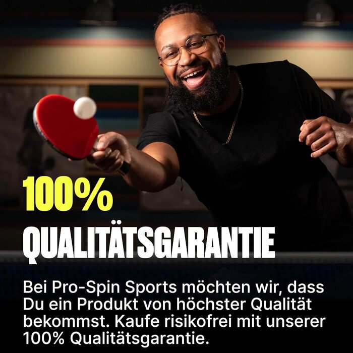 PRO SPIN Набір тенісних м'ячів для настільного тенісу 3 зірки 40+ | Міцні ABS-м'ячі для тренувань та змагань | Elite Series (10 шт.)