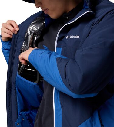 Куртка гірськолижна Columbia Powder Prime чоловіча (XL, Mountain Blue/Collegiate Navy) - водонепроникна, дихаюча