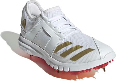 Кросівки дитячі adidas Howzat Spike Junior, 39 1/3 EU, білий/золотий/рубіновий