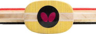 Професійна ракетка для настільного тенісу BUTTERFLY Specialist, чорний/червоний, ITTF, для змагань