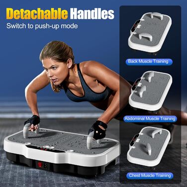 Віброплатформа для дому 2025: тренажер для схуднення та м'язового тонусу, 200 рівнів інтенсивності, 58 см, до 150 кг