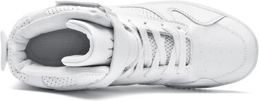 Чоловічі бігові кросівки хай-топ, трекінгові черевики, фітнес-кросівки, білі, 44 EU