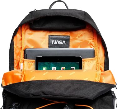 Рюкзак NASA Neon-Pro, чорний, міський стиль, універсальний