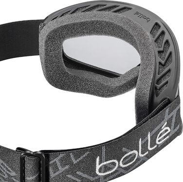 Окуляри для сноуборду та гірськолижного спорту Bollé FREEZE & PLUS чорні матові - захист від запотівання, подвійний екран, вентильований каркас Vermillon Kat 0 Vermillon Clear