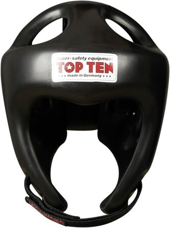 Шолом захисний TOP TEN FIGHT чорний S (олімпійський стиль)