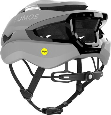 Шолом для шосе Lumos Ultra Fly Pro: 14 вентиляційних отворів, для дорослих (чоловіків та жінок), аксесуари для велосипеда (сірий)
