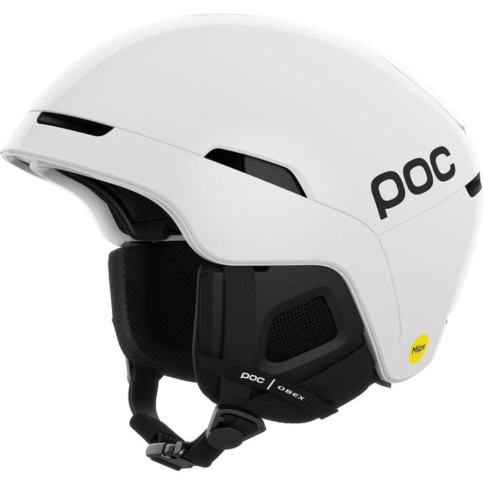 Шолом для лиж та сноуборду POC Obex MIPS, білий, M-L (55-58 см), оптимальний захист на схилі та поза ним