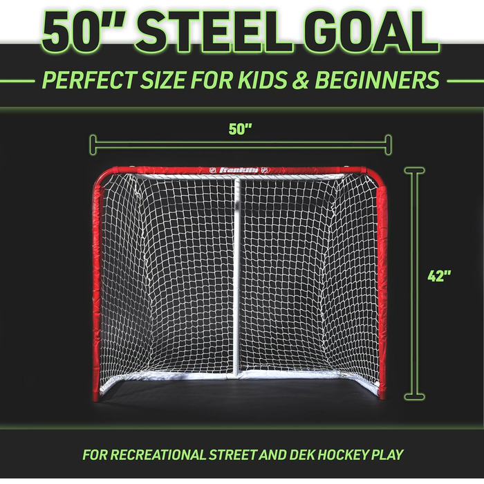 Franklin Streethockey Tor SX Pro NHL Tournament - Ворота для вуличної хокейної гри, сталевий каркас, червоні