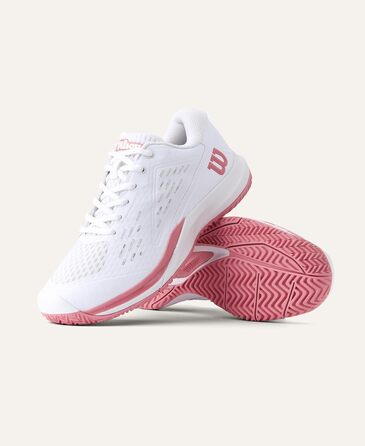 Тенісне взуття Wilson Rush Pro Ace для дітей та дорослих, білий/mauveglow, 39 1/3 EU