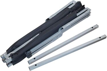 Графнер XL розкладне ліжко для відпочинку з сумкою, вантажопідйомність до 150 кг, зручна тканина 1600D Oxford – чорного кольору, гостьове ліжко