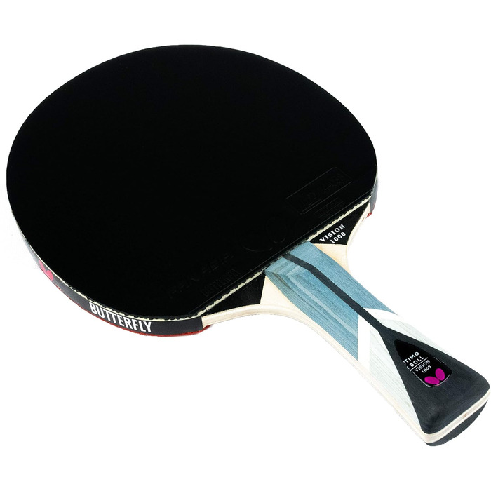 Настільна ракетка Butterfly Timo Boll Vision 1000, ITTF, для професійних гравців, конкавна ручка, накладка Pan Asia