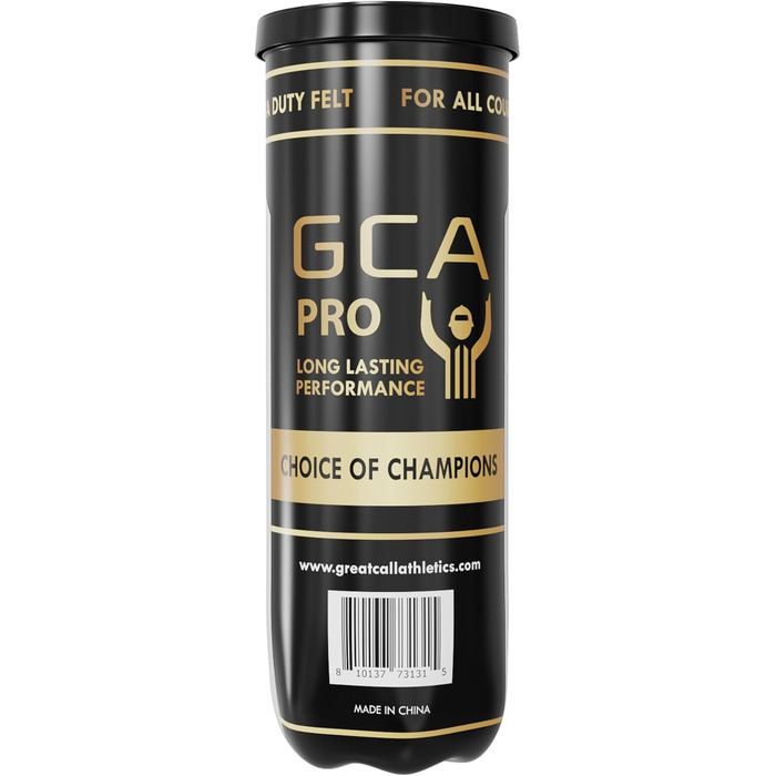 М'ячі для падел-тенісу Great Call Athletics Pro Tournament, 3 шт. - професійна якість, для ракет 4