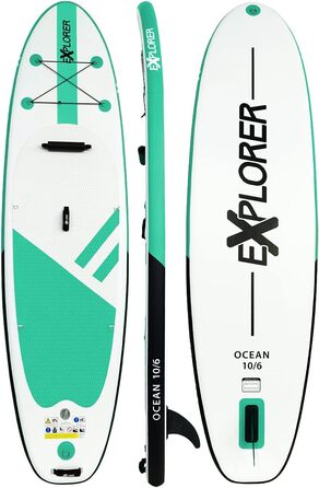 Надувна SUP-дошка Explorer 320 Ocean, комплект із веслом, ISUP, каяк, насос DH