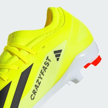 Кросівки футбольні adidas X Crazyfast 3 FG для штучного покриття, 42 EU, Solar Yellow/Core Black/Cloud White
