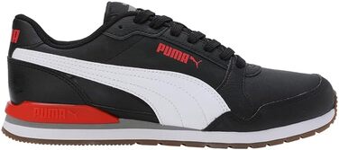 Кросівки PUMA St Runner V3 Nl, унісекс, чорно-біло-червоні (42 EU)