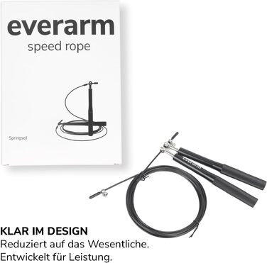 Стрибкун-скакалка Speed Rope для дорослих з кульковими підшипниками, сталевий трос та алюмінієві ручки для кросфіту, фітнесу, MMA та боксу, з сумкою