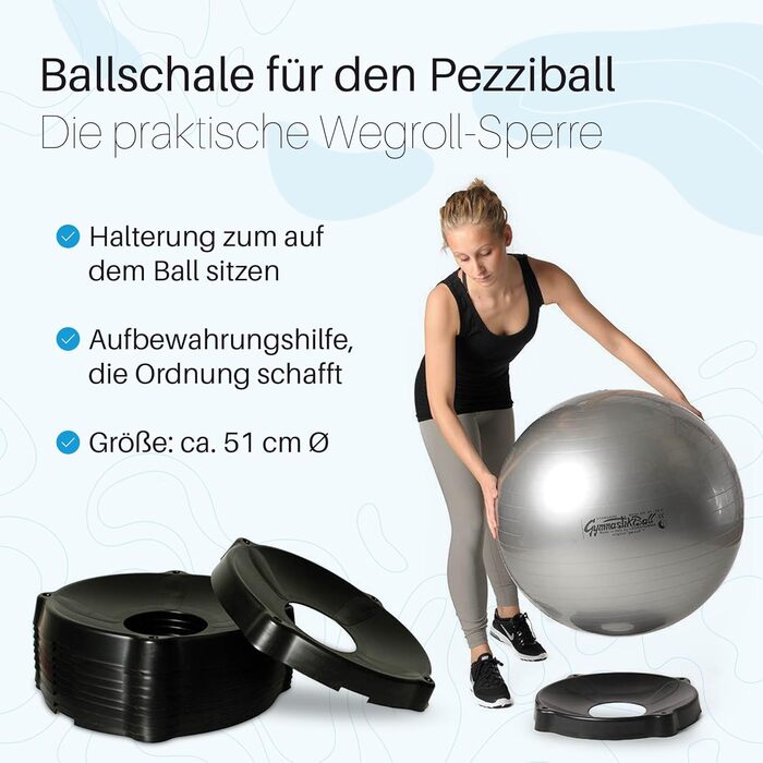 Фітбол Pezziball MAXAFE 75 см з підставкою та насосом, мідний, для фітнесу та йоги