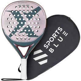 Ракетка для падел SportsBlue Carbon Pro Series з чохлом – професійна ракетка для тенісу та падел