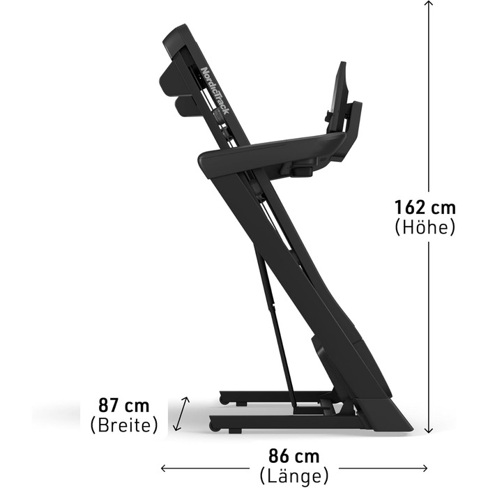 Бігова доріжка NordicTrack T Series 7: для дому, з регулюванням нахилу, Bluetooth, вантажопідйомність 136 кг