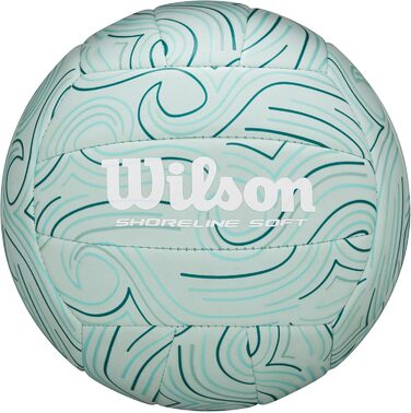 Волейбольний м'яч Wilson Shoreline Soft Gen Green, блакитний