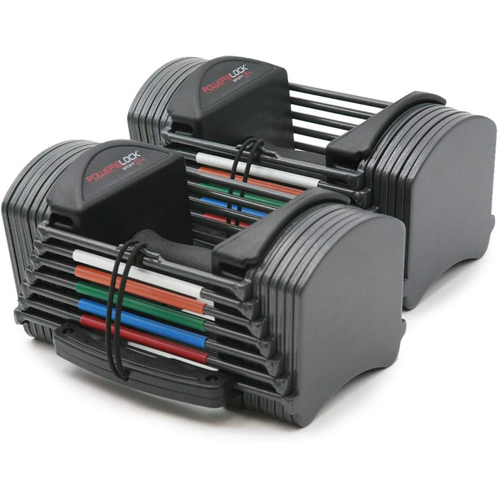 Регульована гантеля Power Block Sport 24, 1-24 кг, для фітнесу та тренувань