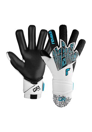 Воротарські рукавиці Reusch GK1 Pro - професійні для футболу, унісекс, біло-синьо-чорні, для будь-якої погоди та покриття