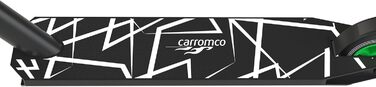 Трюковий самокат Carromco Action Rider 100 зелено-чорний, для скейтпарку, HIC-компресія