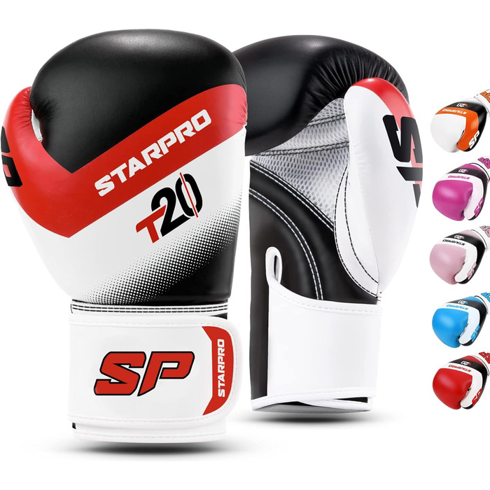 Дитячі боксерські рукавички Starpro 4oz чорні для малих і тендітних рук, для дітей 6-10 років, комплект для боксу