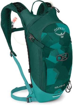 Велосипедний рюкзак Osprey Salida 8, бірюзовий, універсальний розмір