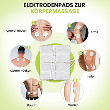 EMS та TENS масажер для ніг WeightWorld, 99 рівнів, електроди, з дистанційним керуванням, зарядка USB