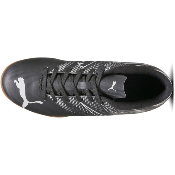 Дитячі кросівки PUMA Attacanto для занять спортом у приміщенні, 36 EU, чорний/сріблястий