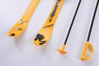 Дитячі навчальні лижі 90 см, жовті, 5 кольорів, для дітей, rg-vertrieb