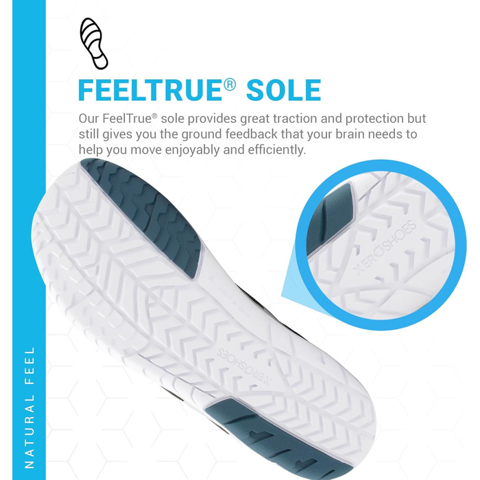 Жіночі бігові кросівки Xero Shoes HFS, сірий колір Aurora, розмір 41.5 EU