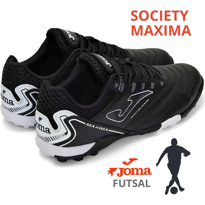 Футбольні бутси Joma Máximaturf для чоловіків (44.5 EU, чорний)