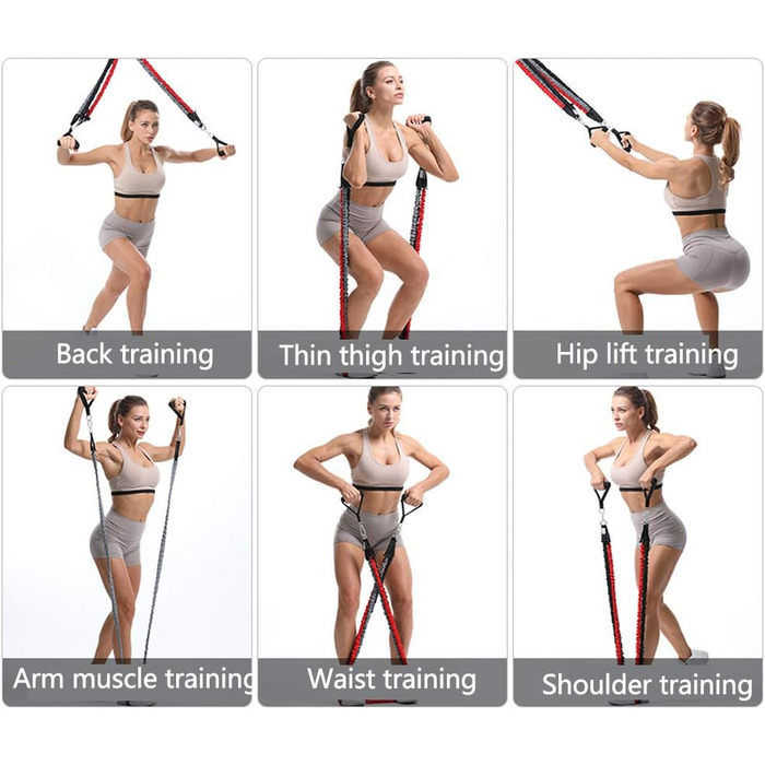 Набір гумових еспандерів для фітнесу Stackable Resistance Band: тренування всього тіла, для початківців та професіоналів, помаранчевий колір