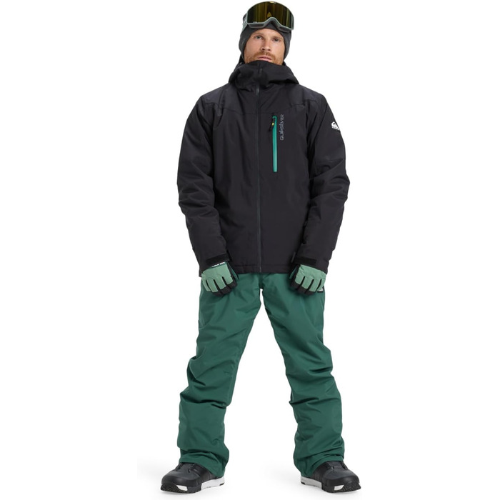 Жилет Quiksilver Titano Herren (Чоловічий) Alond, Чорний (M)