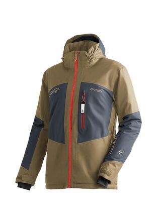 Чоловіча гірськолижна куртка Maier Sports Beskid Fawn/Graphite: водонепроникна, дихаюча, з 4-стороннім стретчем та утепленням mTHERM