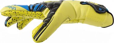 Воротарські рукавички Uhlsport Speed Up Supergrip Finger Surround чоловічі, розмір 9, легкі, флуоресцентно-жовті/чорні