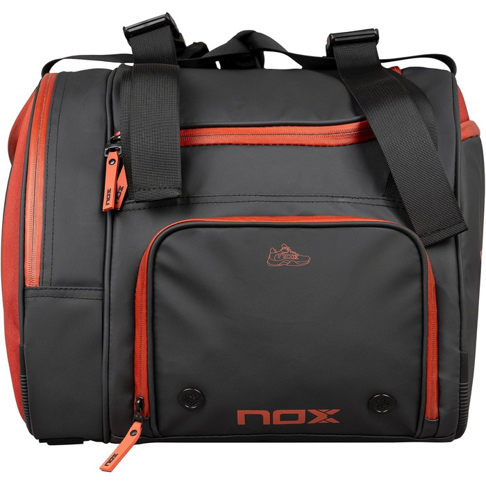 Сумка для паделу Nox Luxury Open Series, чорна з червоним